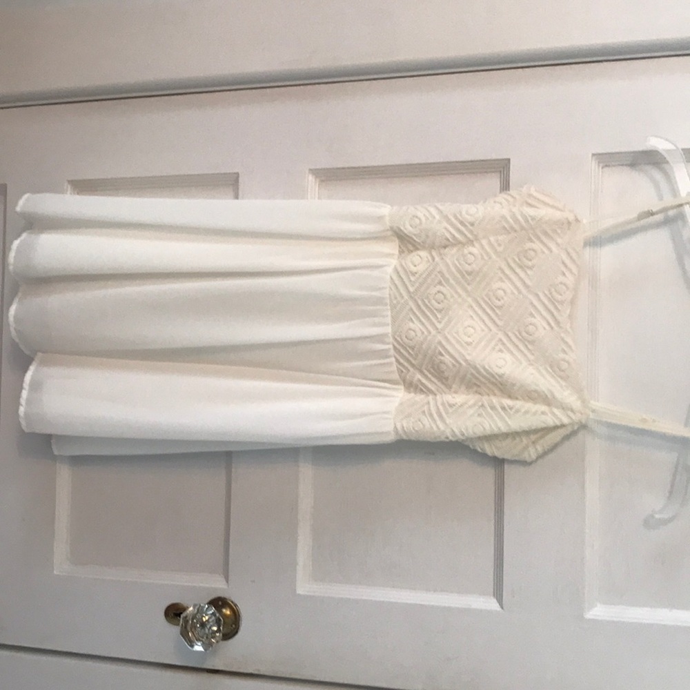 White cocktail dress